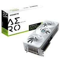 Gigabyte RTX 5070 Ti AERO OC 16GB GDDR7 White Gaming GPU Gigabyte RTX 5070 Ti AERO OC 16GB GDDR7 White Gaming GPU